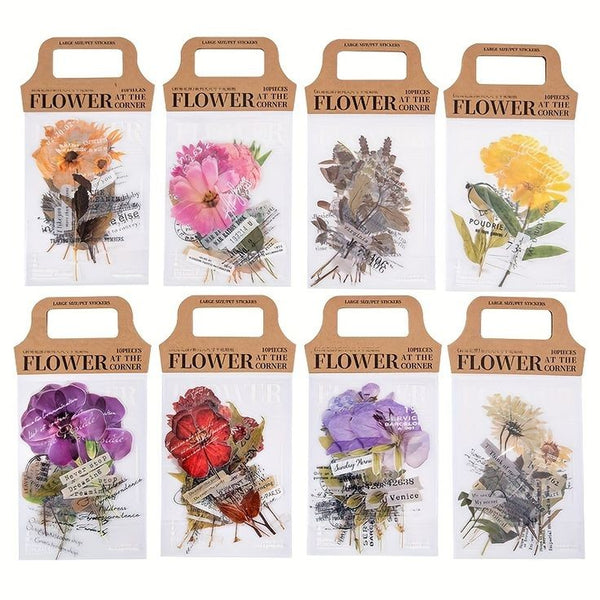 3D Resin Flower Sticker [ 1 pack ]