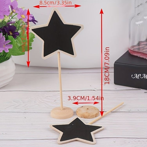 Star Chalk Board Stand