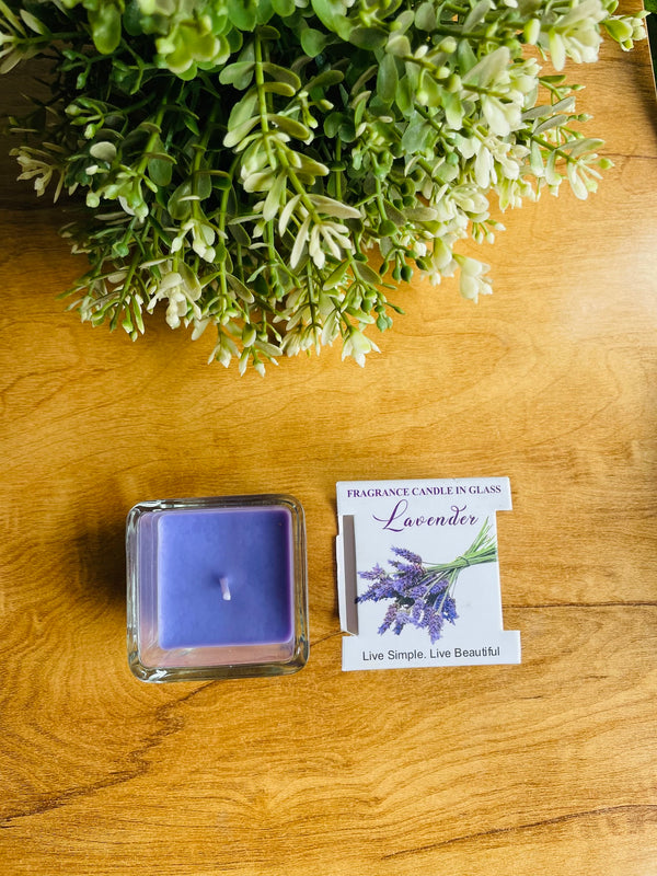 Premium Scented Jar Candle : Lavender [Pack of 1]