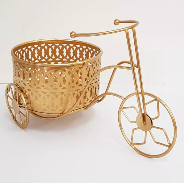 Metal Cycle Hamper Basket- Round