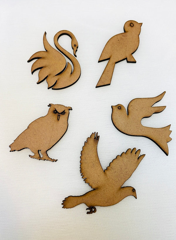 Birds Cutout - 5 pc