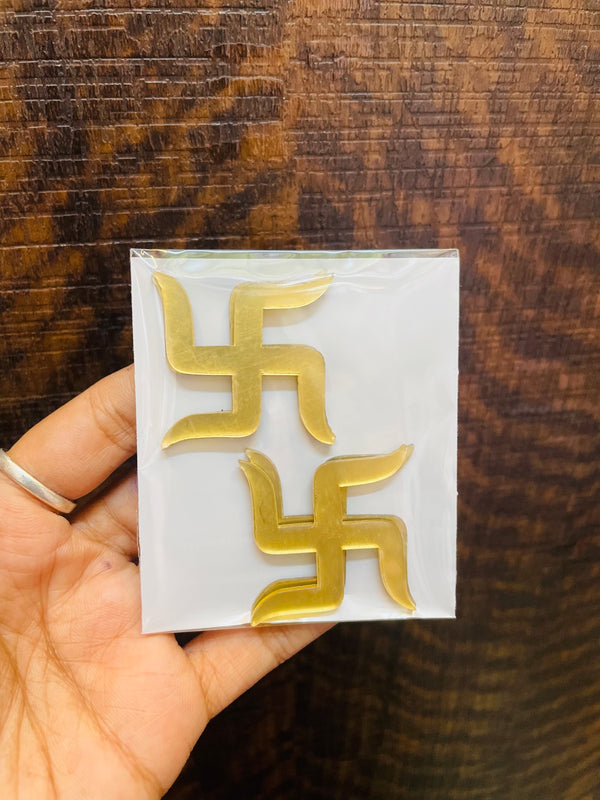 Acrylic Swastik Cutout : 10 Pc