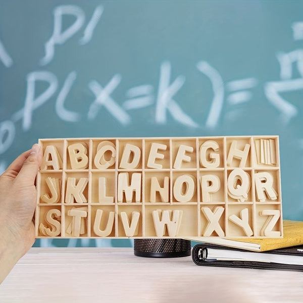 Wooden Alphabet - Plain