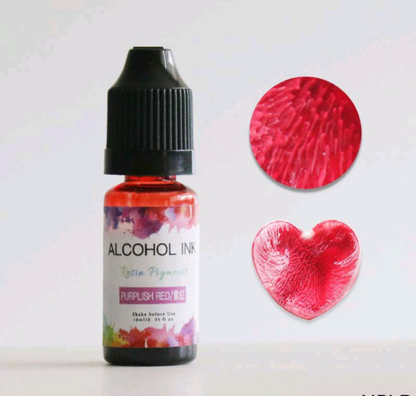 Alcohol Ink 10 ml : Purplish Red