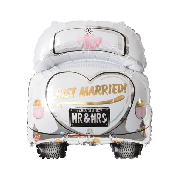 Just Married Foil Balloon 25 Inches [Pack of 2]