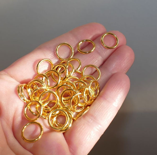 Gold Jump Ring 7mm : 100g