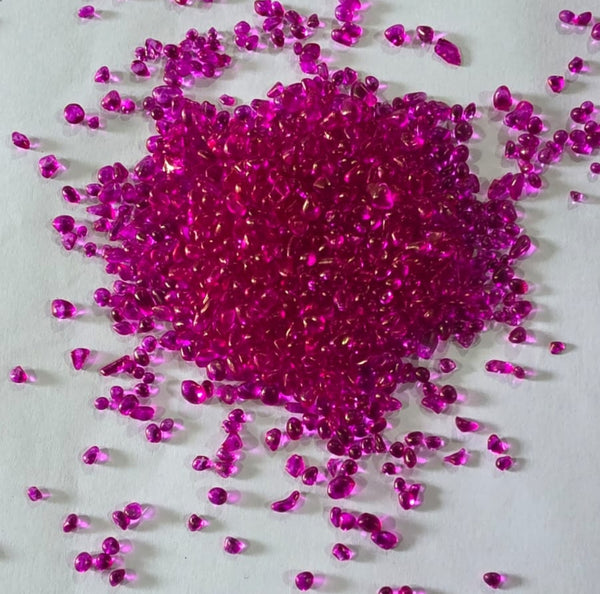 Premium Glass Stones : Rani Pink