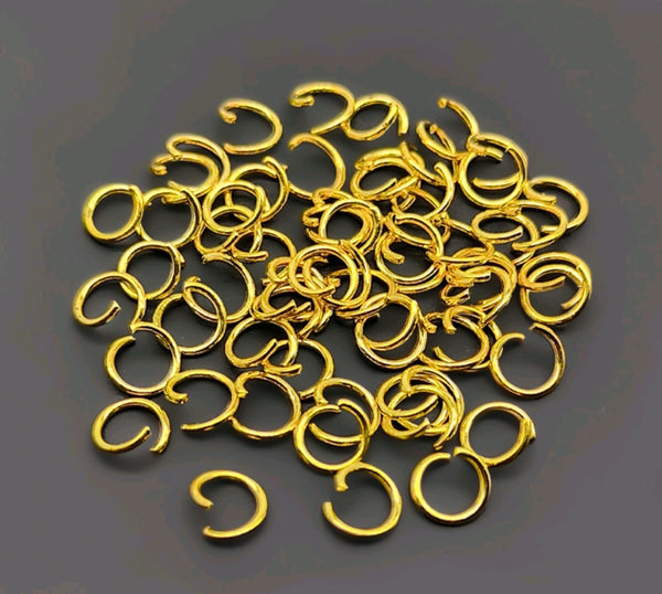 Keychain Gold Jump Ring Big