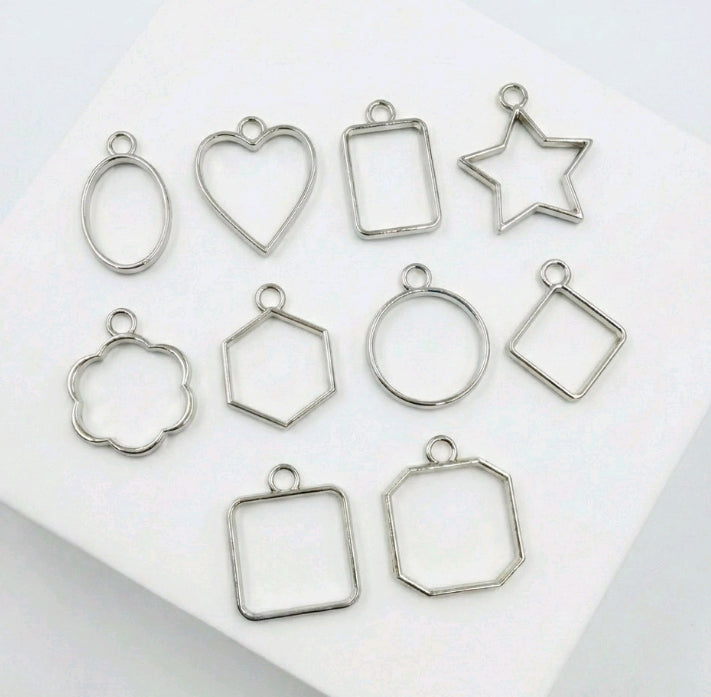 Small Silver Bezels - [Pack of 10] – Luxury Deco