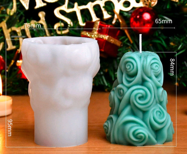 3D Flower Candle Mould ZL2682