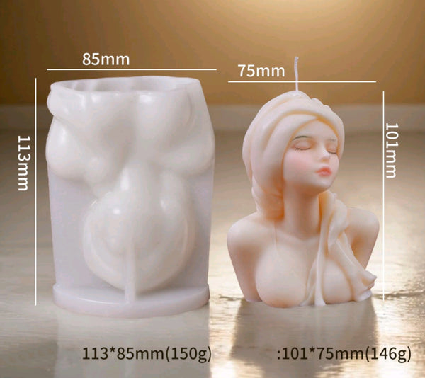Lady Candle Mould ZL900