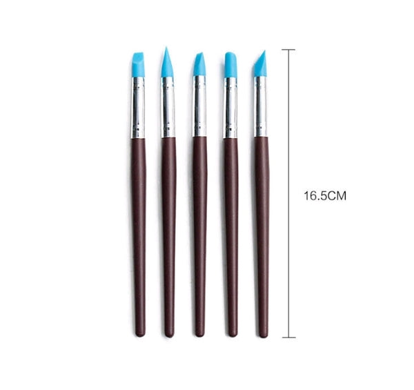 Silicon brush [Set of 5]