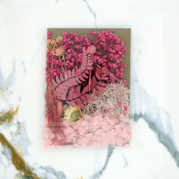 Premium Dry Flower Blossom : Pink