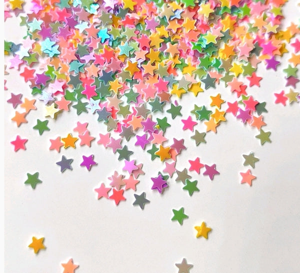 Multi Sequins : Star [Apx.10gm]