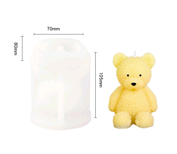 Bear Candle Mould MC206
