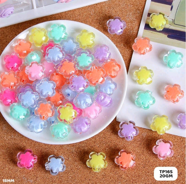 Flower Pearl beads : Multi