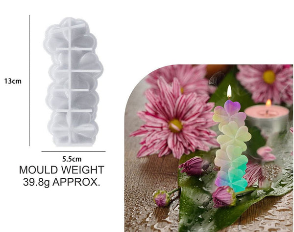 Flower candle mould