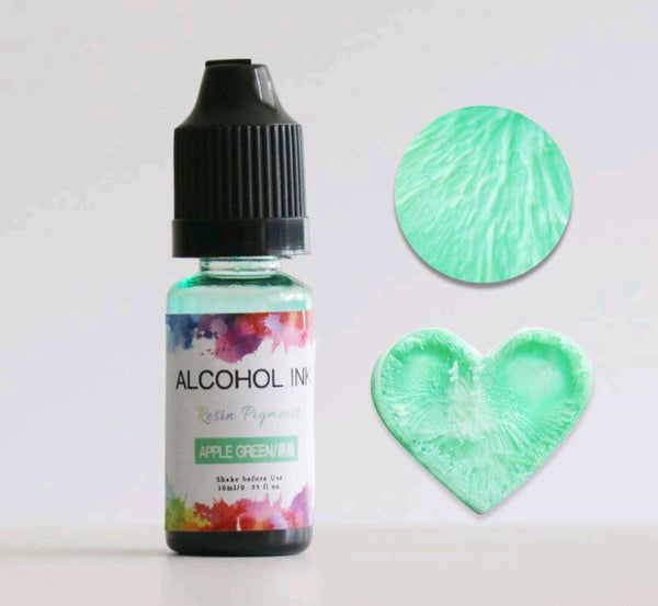 Alcohol Ink : Apple Green