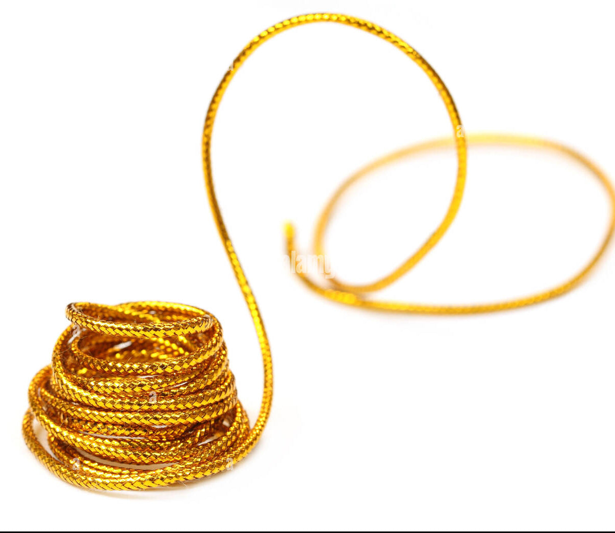 Golden Jute Thread : 3 bunch – Luxury Deco