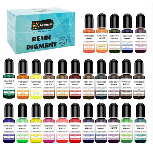 Water Based Pigment Kit : 24 shades